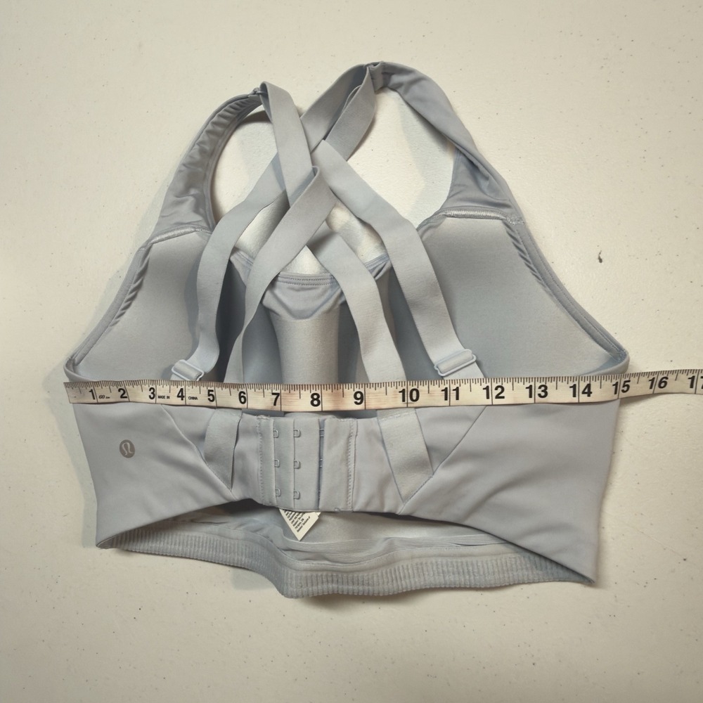 Lululemon Energy Bra High Support, Size 36 DDD Grey - Picture 7 of 9